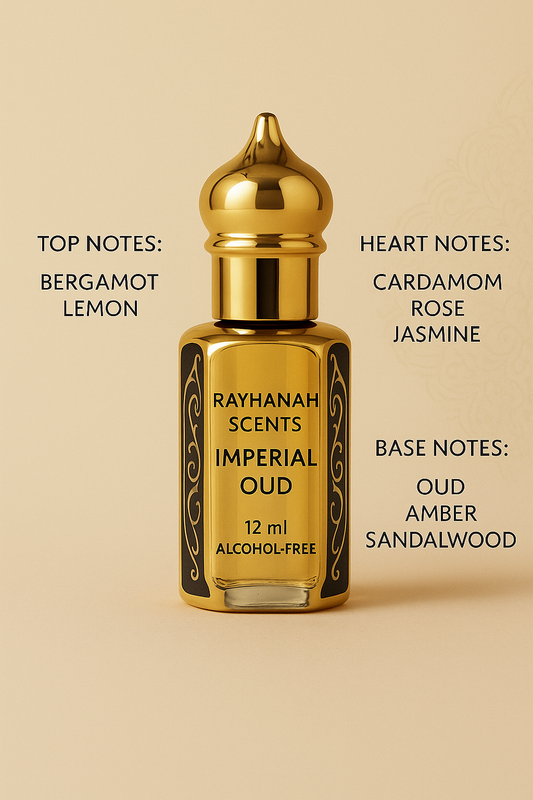 Imperial Oud – Regal Arabian Perfume Oil (Alcohol-Free, Unisex)
