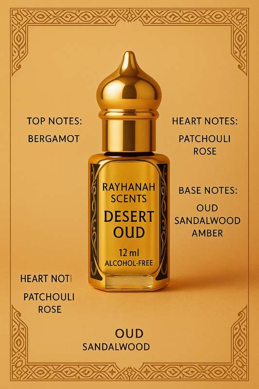 Desert Oud – Arabian Luxury Oil (Alcohol-Free)  12ml