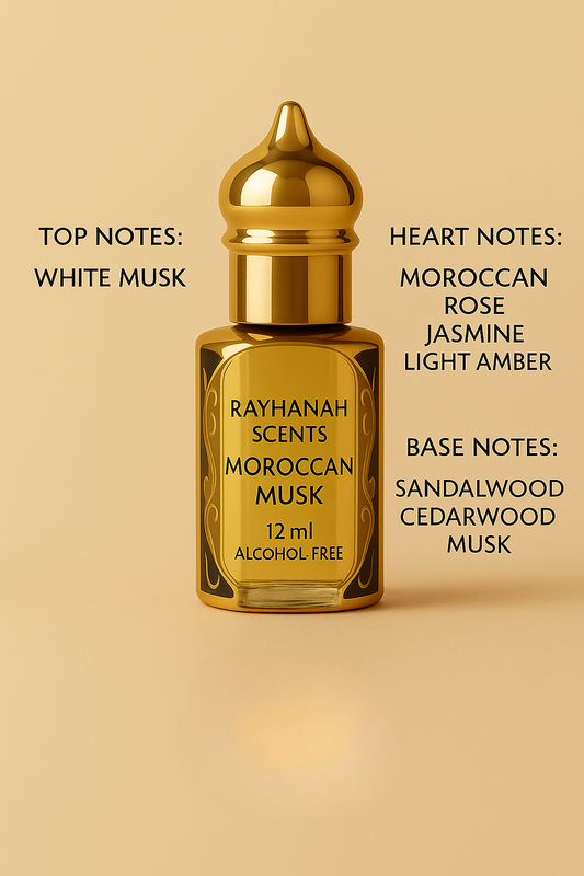 Moroccan Musk – Sensual Arabian Perfume Oil (Alcohol-Free, Unisex)