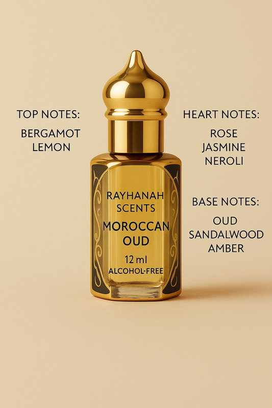 Moroccan Oud – Exotic Arabian Perfume Oil (Alcohol-Free, Unisex)